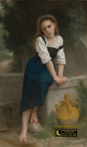 tranh-son-dau-co-dien-Bouguereau_Orphan_by_the_Fountain_(1883) 